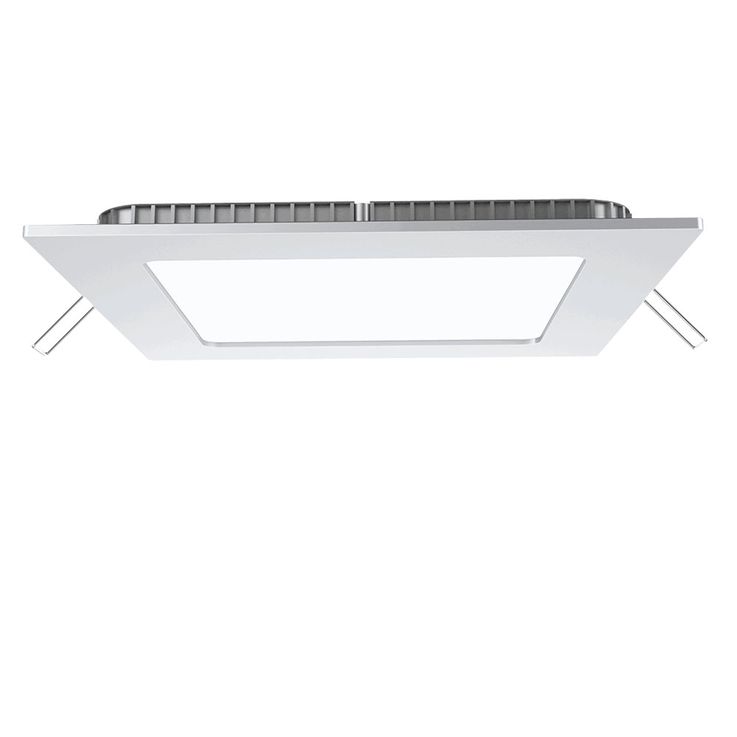 [Pack] Lot de 6 panneaux LED encastrables au plafond grille blanc froid  salon appliques murales carré | Meine Lampe