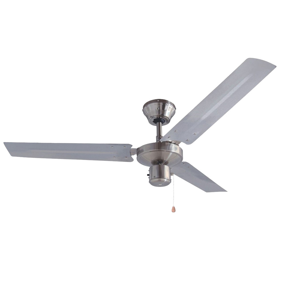 Ceiling Fan In Chrome With 60 Watt Output