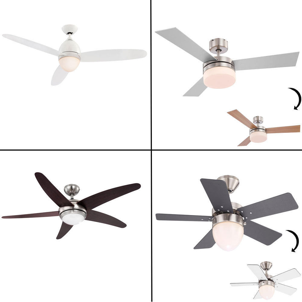 Deckenventilatoren in verschiedener Ausführung | ETC Shop