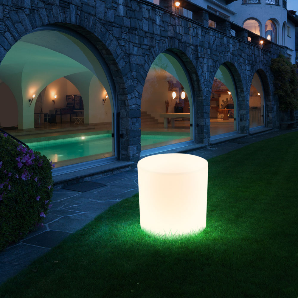 LED Garden Furniture Stool Decor IP44 outside Light Cable 5 Meter Big Light eBay