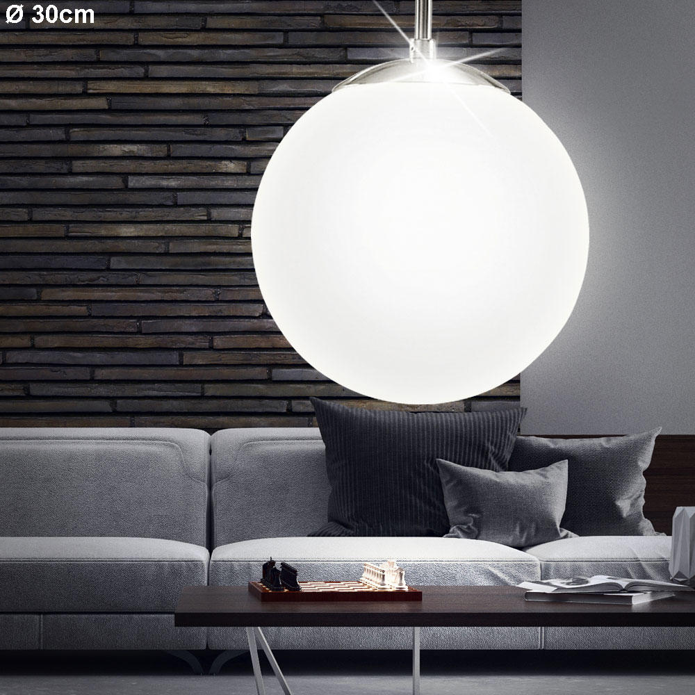 LED Hänge Leuchten Pendel Kugel Decken Lampen Glas Wohnraum Strahler