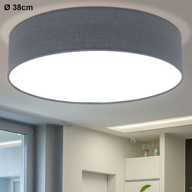 Luxury ceiling light in gray for your living space REVILLA