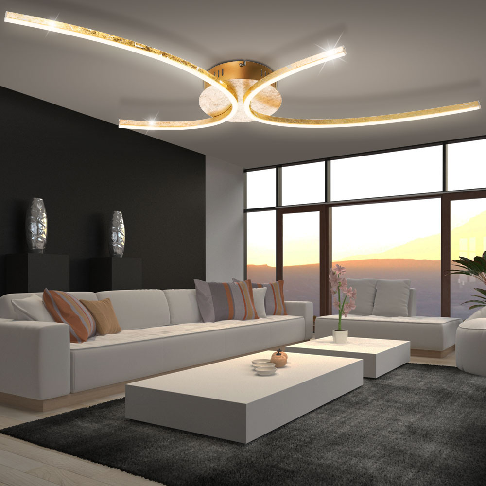 Led 30 W Ceiling Lamps For Your Living Room Silver Gold Nika Led 30 W Ceiling Lamps For Your Living Room Silver Gold Nika Bild 4