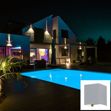 Applique murale LED pour votre jardin à ajuster UP DOWN VT-759W