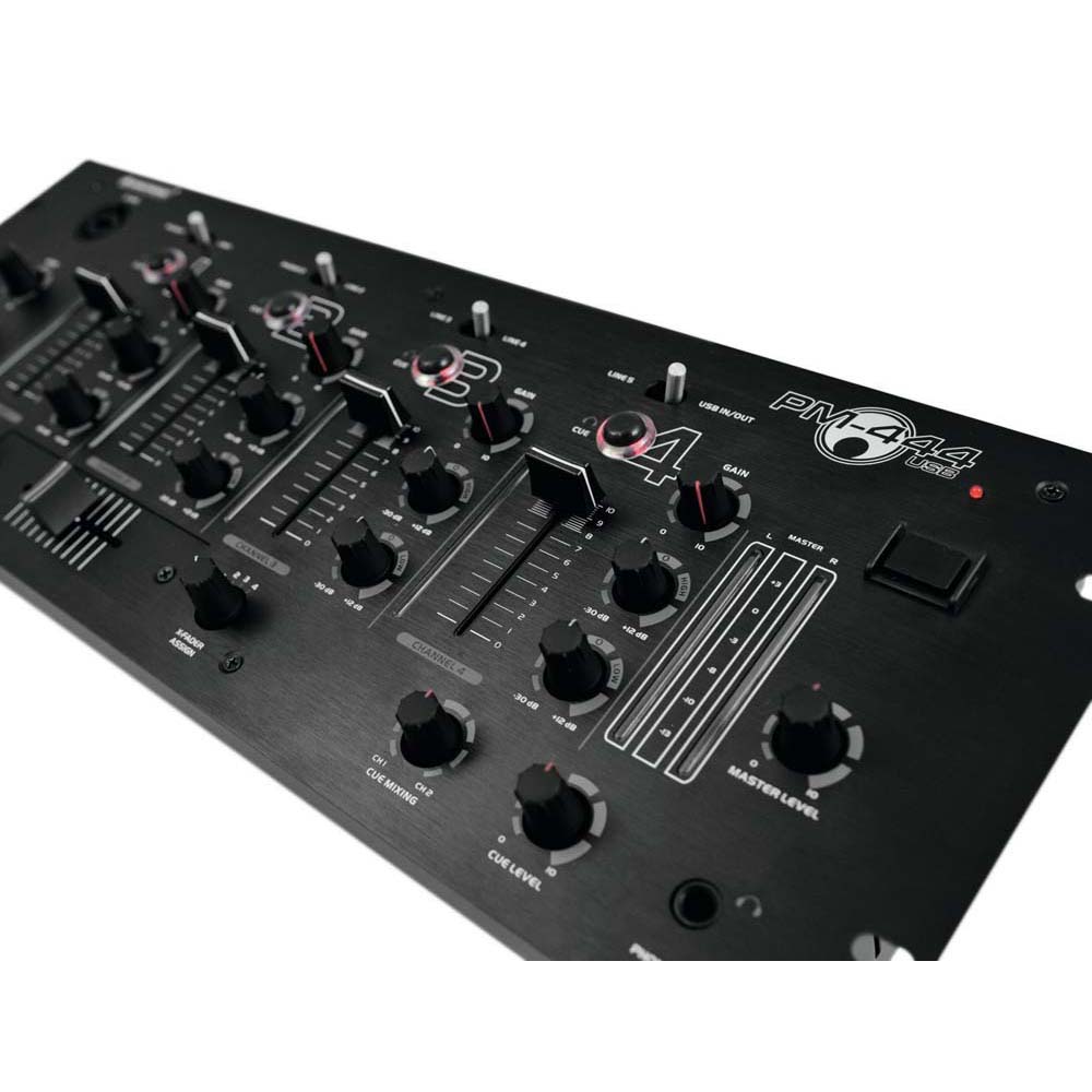 OMNITRONIC PM-444USB 4-Kanal-DJ-Mixer – Bild 5