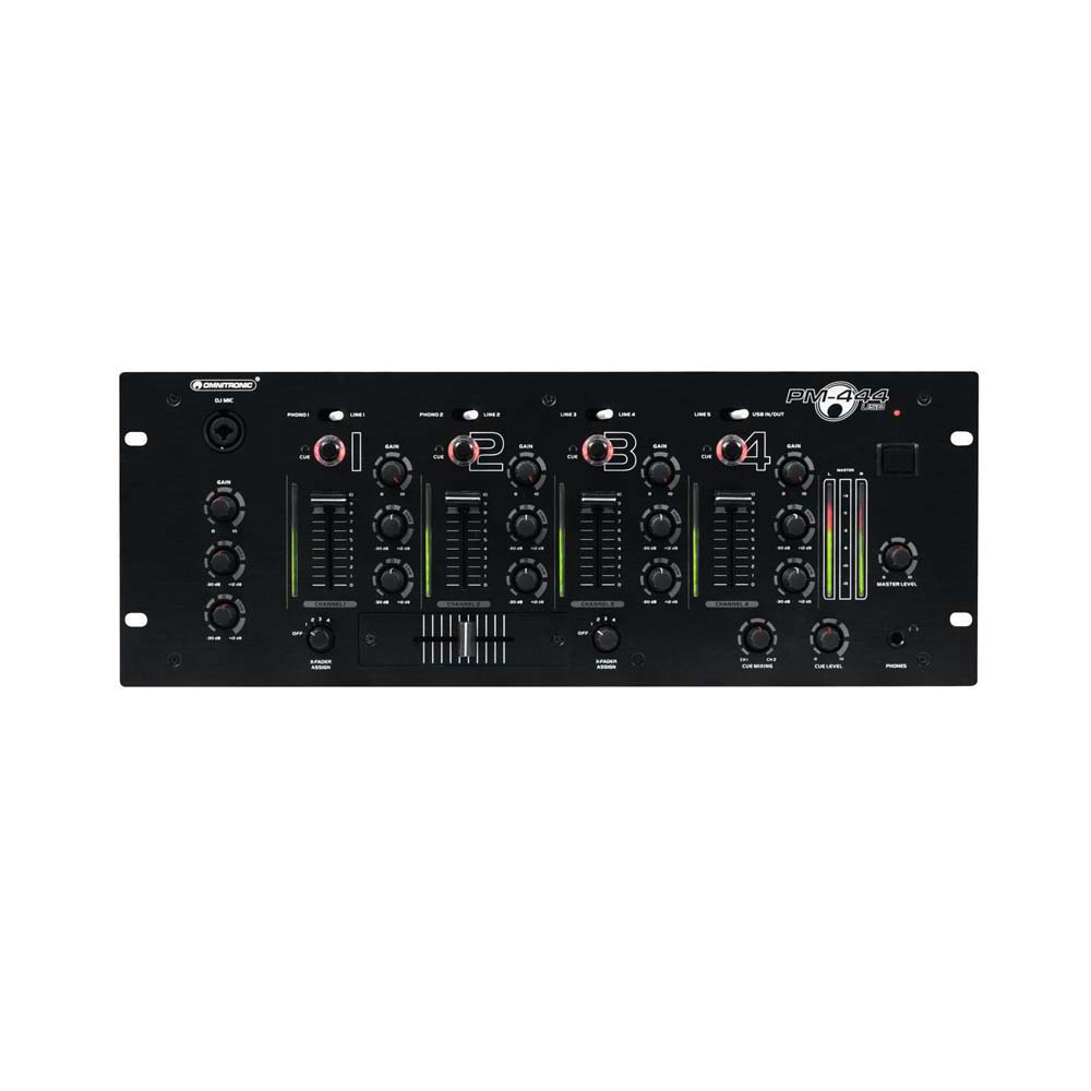 OMNITRONIC PM-444USB 4-Kanal-DJ-Mixer – Bild 6