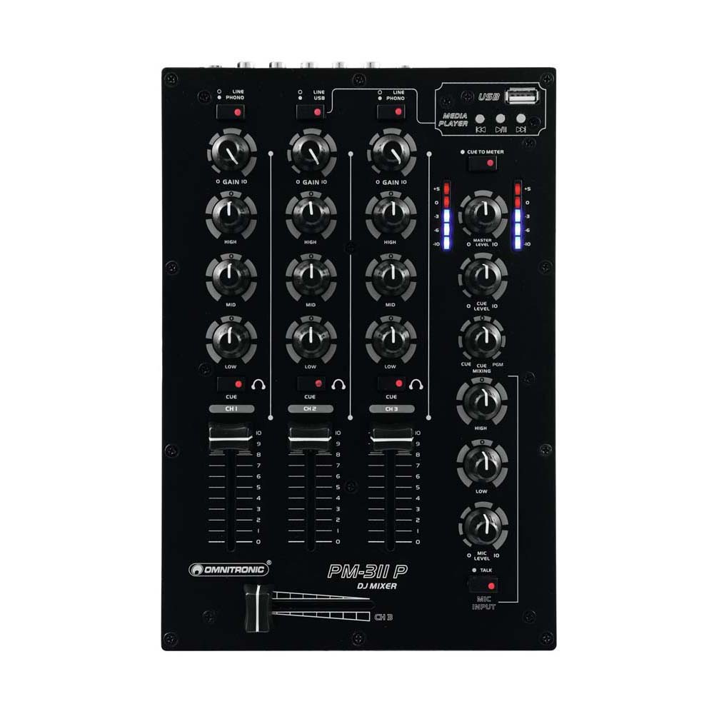 OMNITRONIC PM-311P DJ-Mixer mit Player – Bild 2
