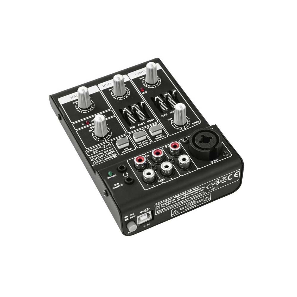 OMNITRONIC MRS-502USB Recording-Mixer – Bild 3
