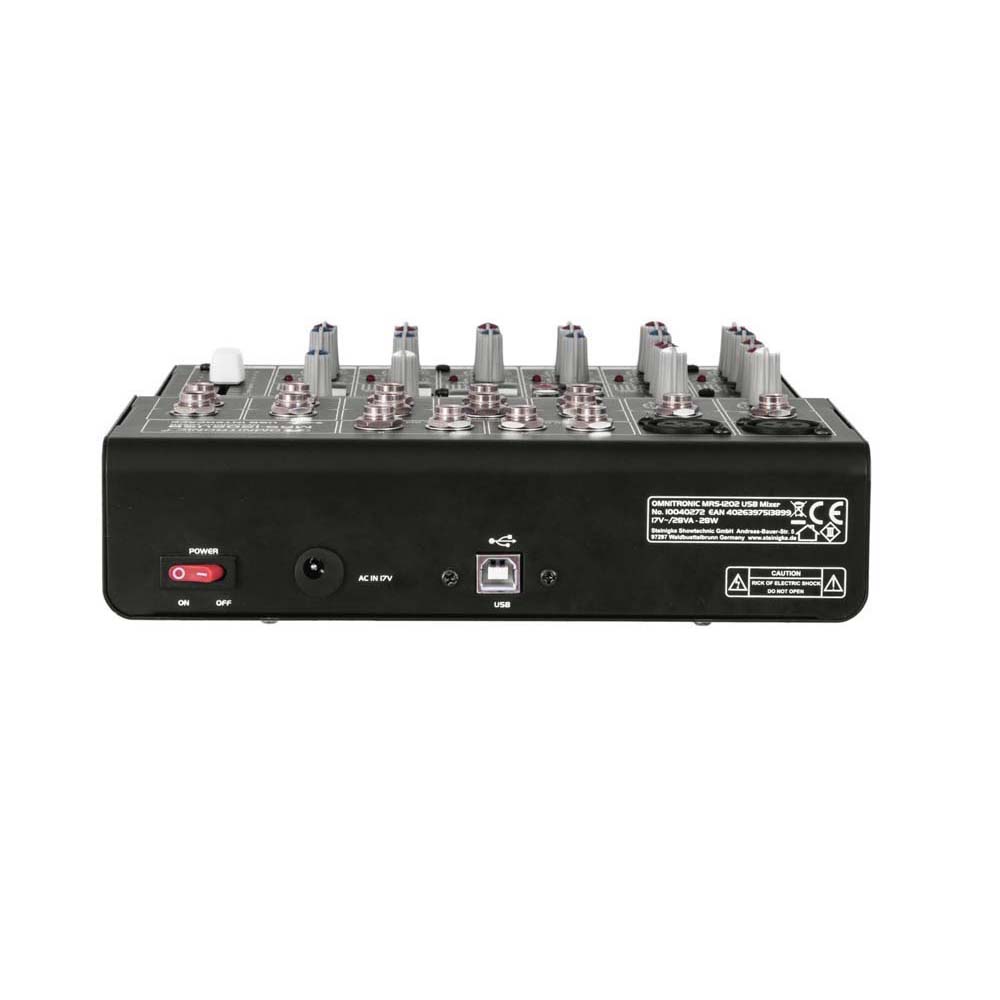 OMNITRONIC MRS-1202USB Recording-Mixer – Bild 4