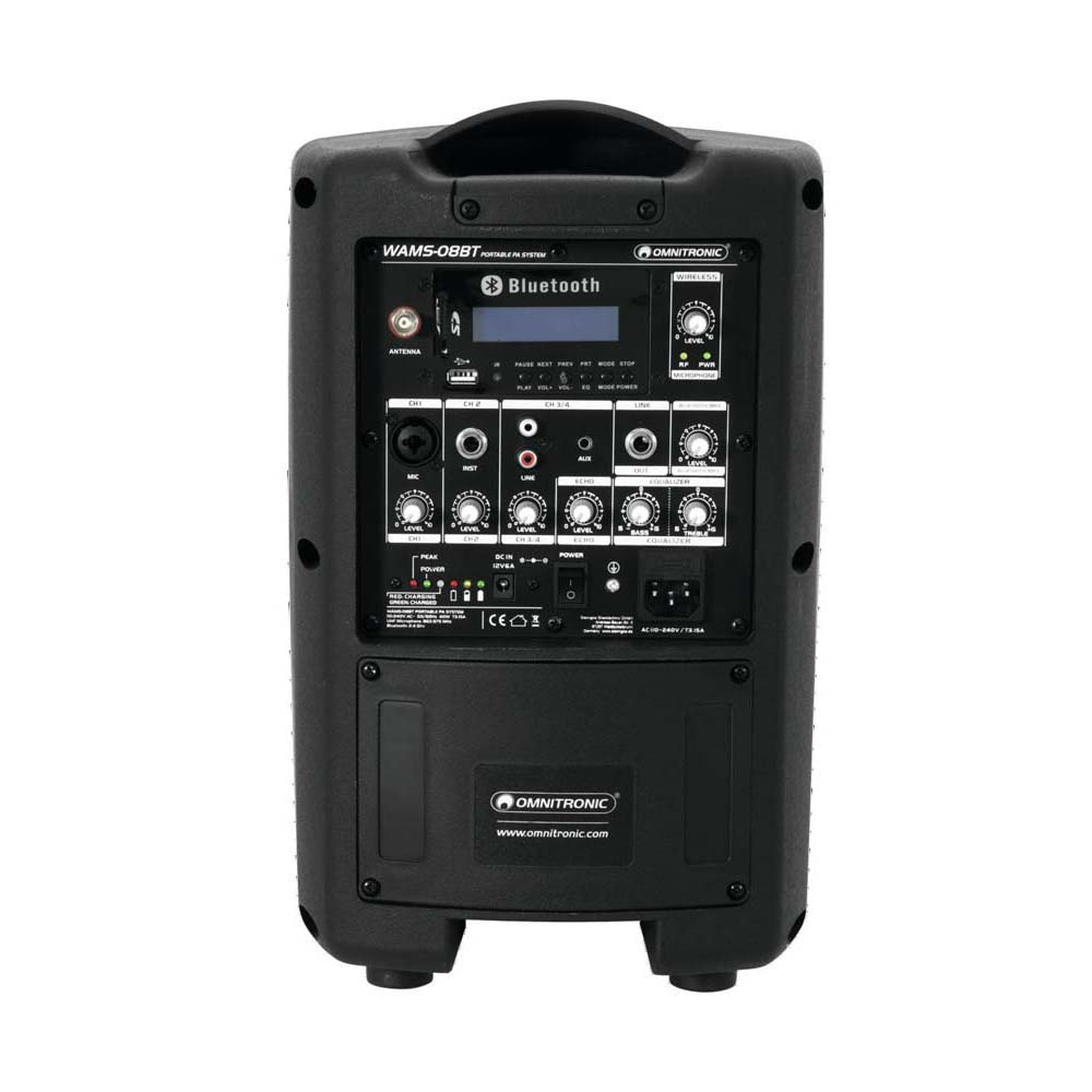 40W Mobile Musikanlage USB/SD und UHF-Funkempfänger – Bild 4