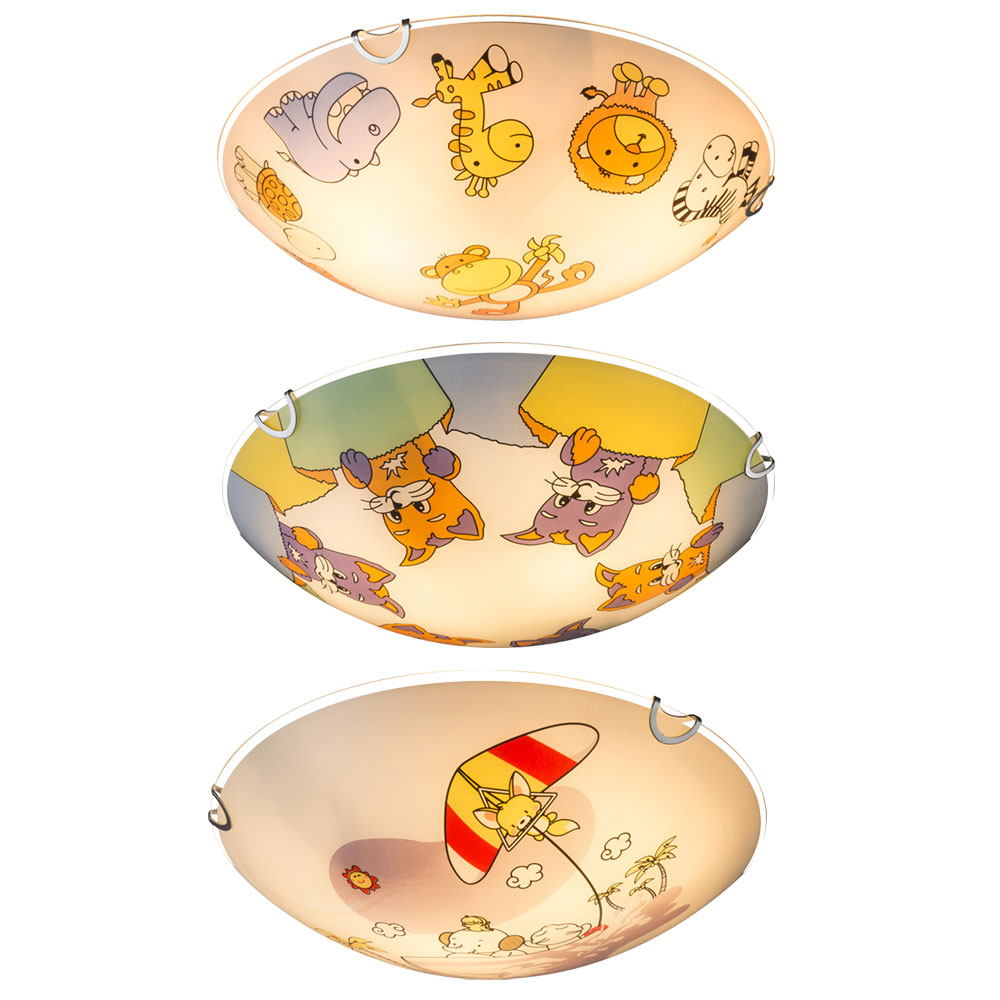 LED Decken Lampen RGB Fernbedienung Kinder Zimmer Tier Motiv Leuchten