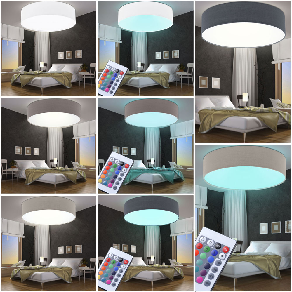 LED ceiling lamps living / sleeping room lighting RGB remote control