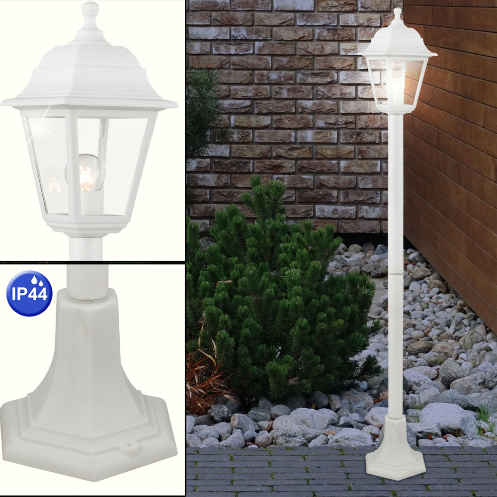 Außen Steh Lampe Hof Stand Leuchte Garten Wege Haus Laternen