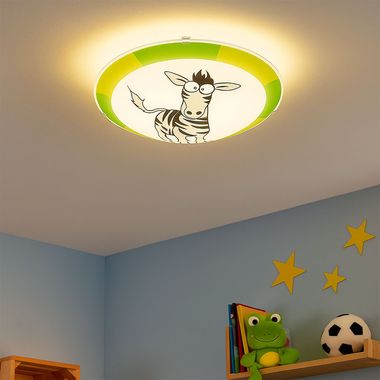 Applique murale pour enfants avec un motif de zèbre