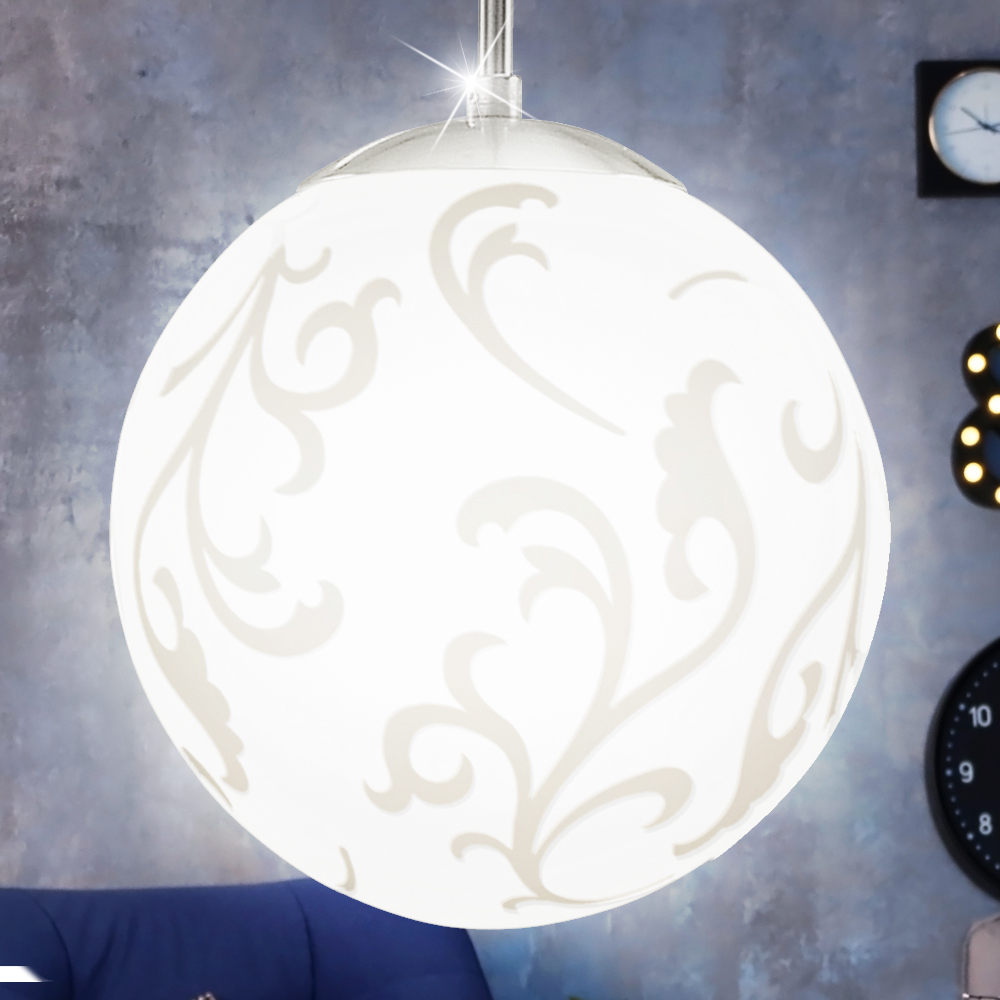 Details zu Hänge Lampe Schlafzimmer Kugel Pendel Decken Leuchte Glas Dekor Big Light Details zu Hänge Lampe Schlafzimmer Kugel Pendel Decken Leuchte Glas Dekor Big Light