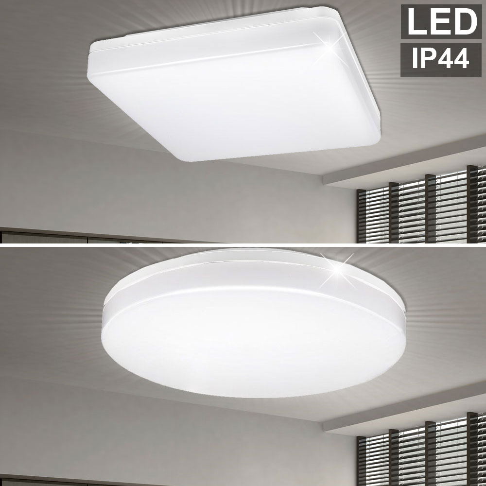 Led Ceiling Lights Bathroom Daylight Lighting Ip44 Porch Outdoor