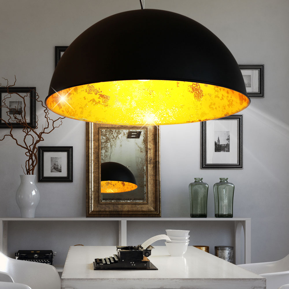 Luxury Pendant Lamp In Black And Gold For Your Hall Sun Etc Shop