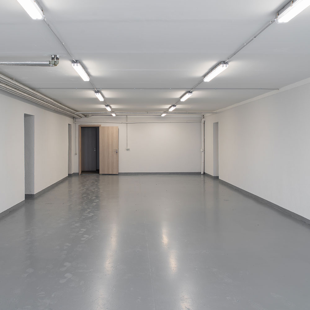 2er Set LED Decken Leuchten Feucht Raum Keller Wannen Leuchten ALU