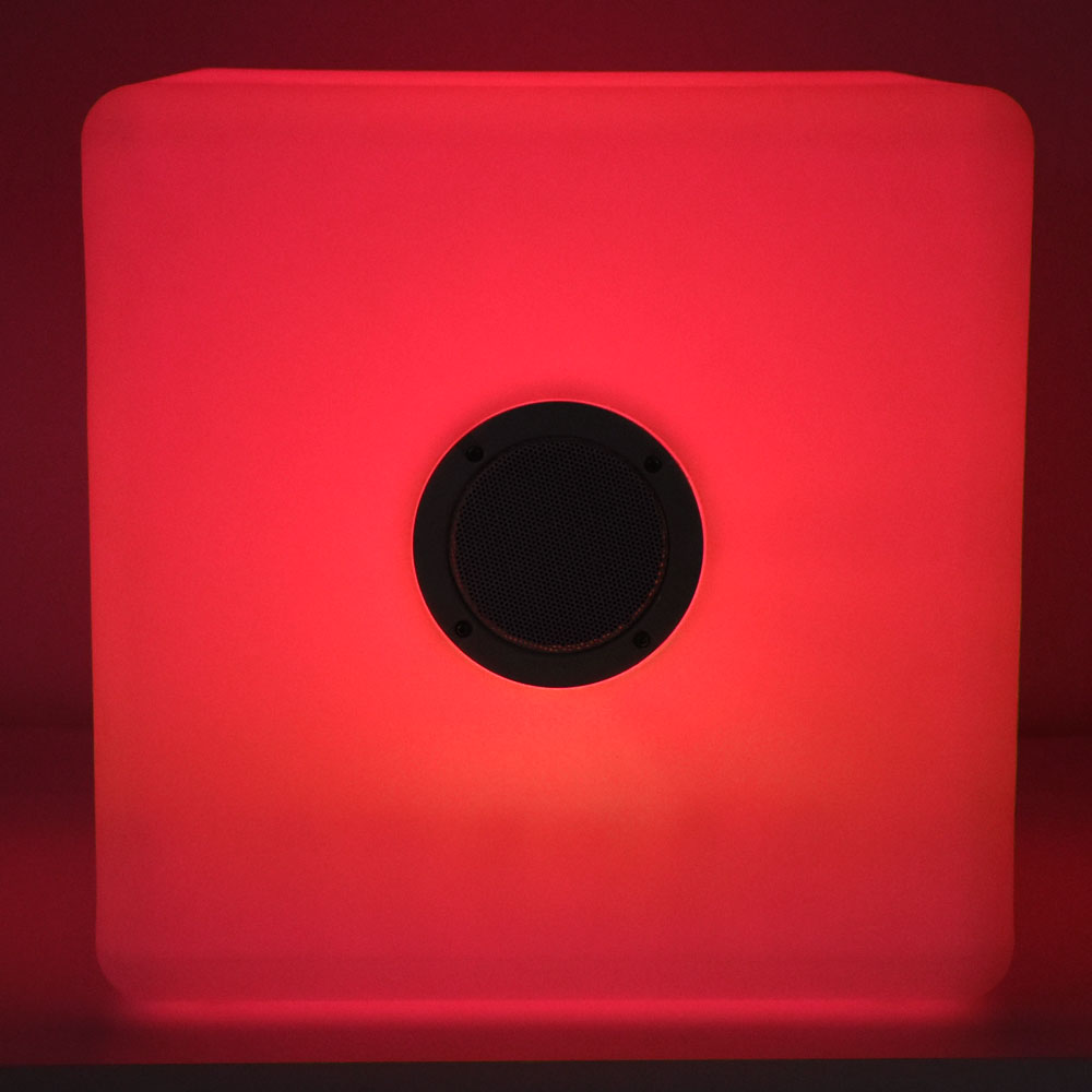 RGB LED Party Sound Cube extérieur lampe BLUETOOTH couleur ...