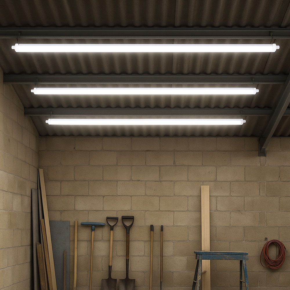 LED Unterbauleuchte 60cm90cm/120cm/150cm Lichtleiste 230V Küchen Schrank Leuchte
