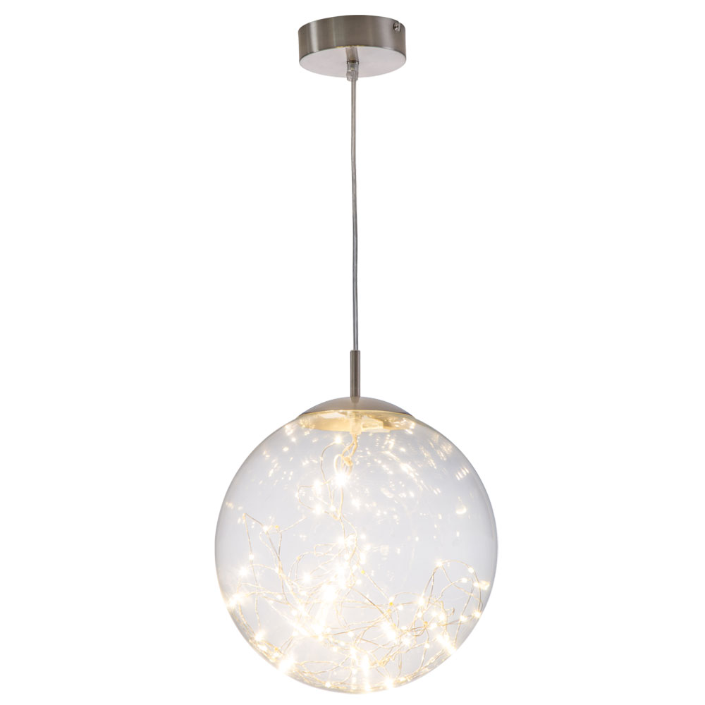 Led Pendant Lamp For Your Living Room With Glass Ball Lights