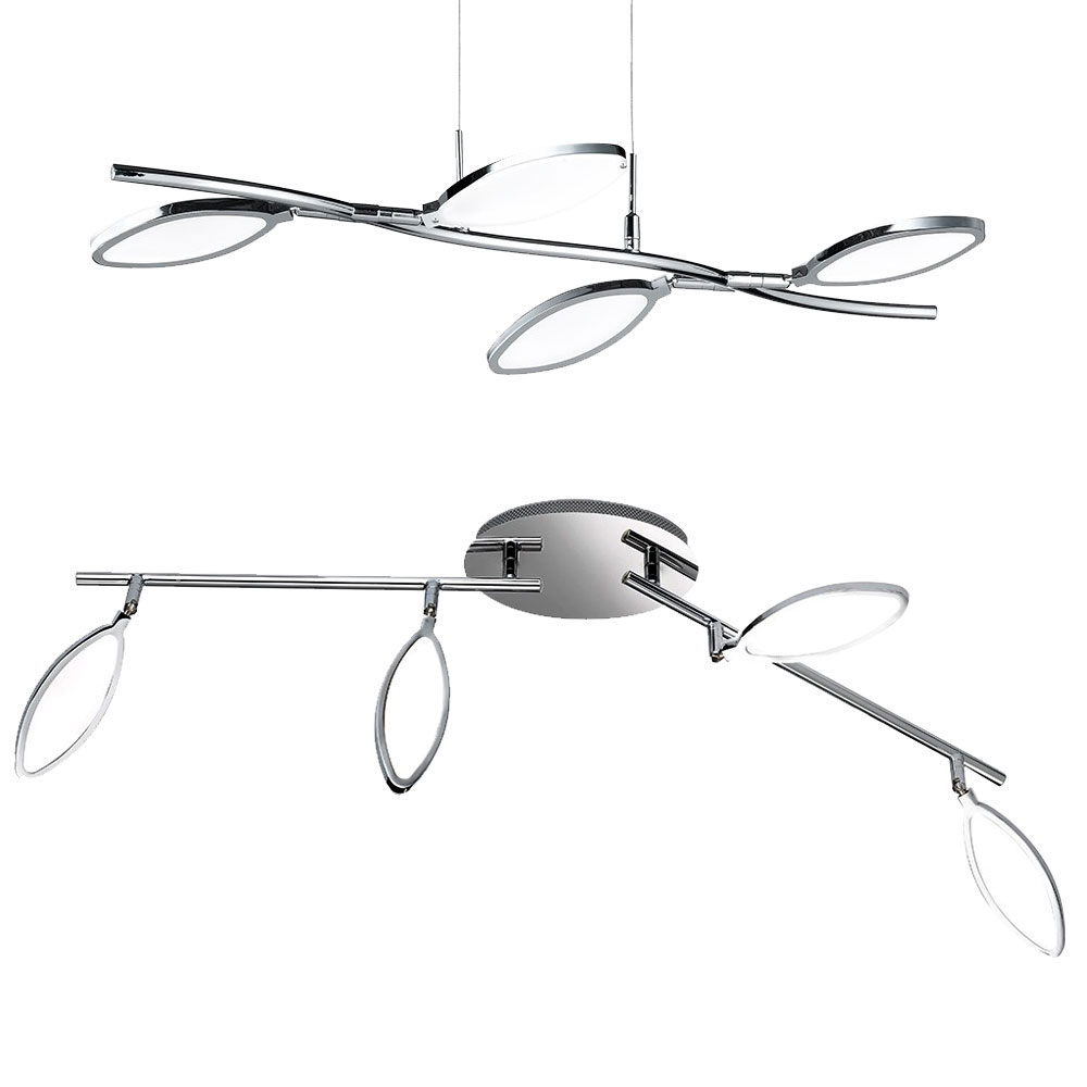 LED Decken Pendel Leuchte Hänge Lampe Wohn Zimmer Ess Tisch Spot Leiste