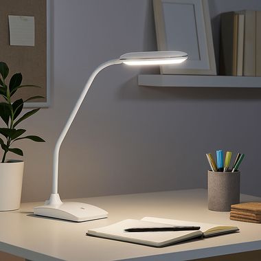 LED tafellamp, witte touchdimmer, 3 niveaus, H 58 cm