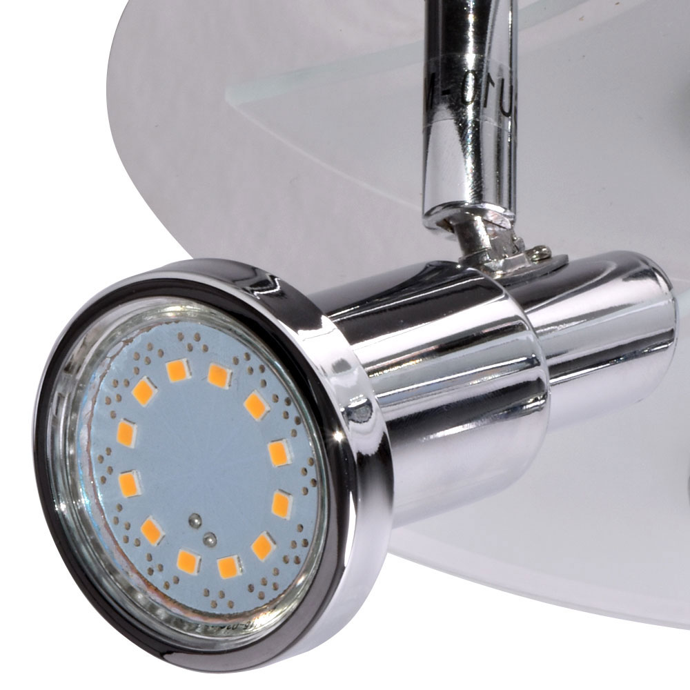 LED Ceiling Lighting Spot round Bath Lamp Floorboards Chrome Spotlight