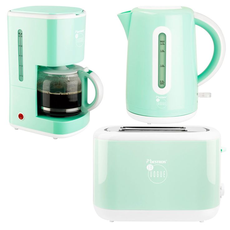 Set Of 3 Water Cooker Heaters Wireless 2 Slices Toaster Coffee Machine Mint Green Bild Set Of 3 Water Cooker Heaters Wireless 2 Slices Toaster Coffee Machine Mint Green Bild