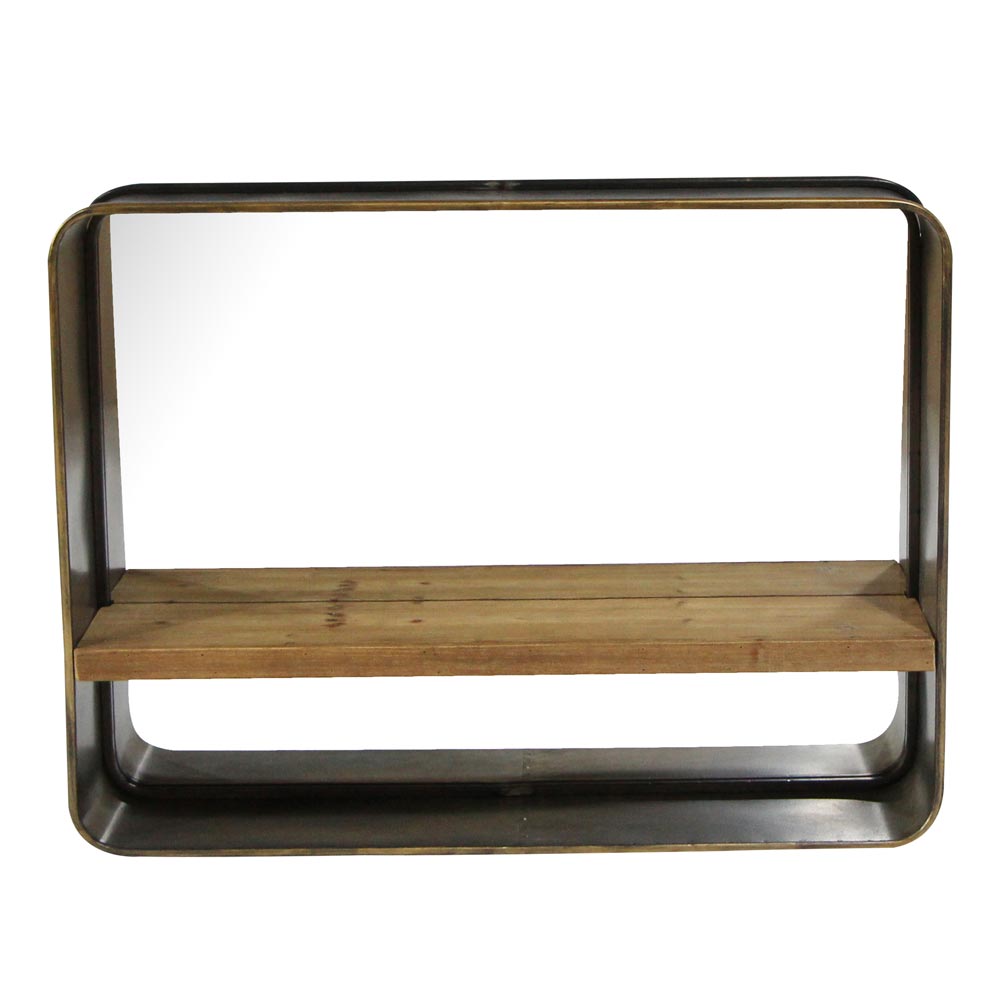 Spiegel Ablage Holz - The Homey Design