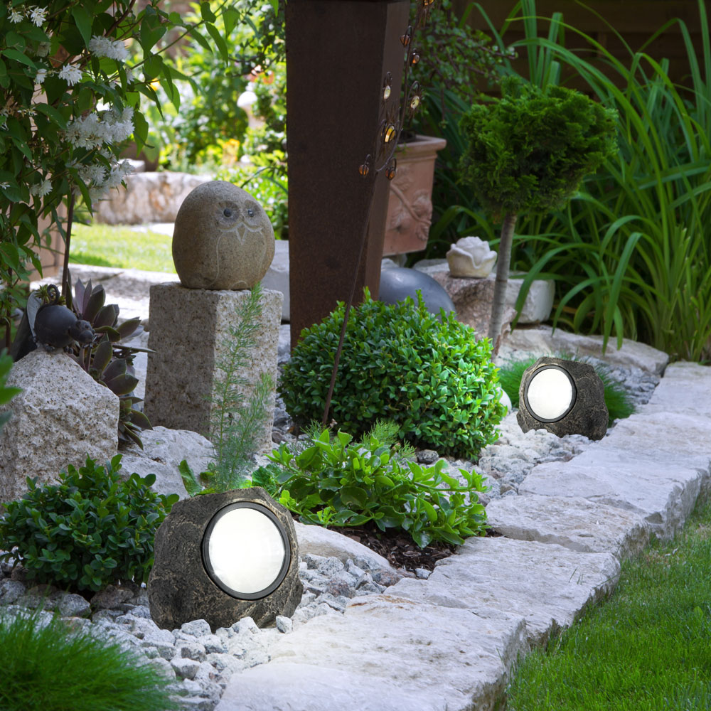 1x Led Stone Solar Light And 2x Deco Plug Erflies 1x Led Stone Solar Light And 2x Deco Plug Erflies Bild 6