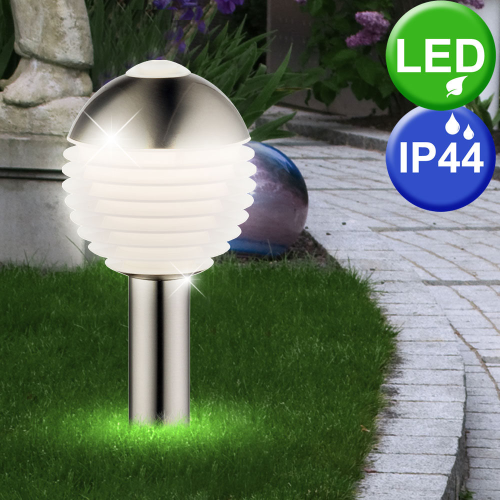Led Aussen Steh Lampe Grundstuck Mauer Sockel Leuchte Edelstahl