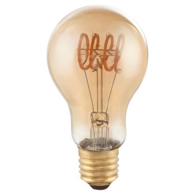 LED 4 Watt filament bulb E27, 200 lumen, warm white, DxH 6x11 cm