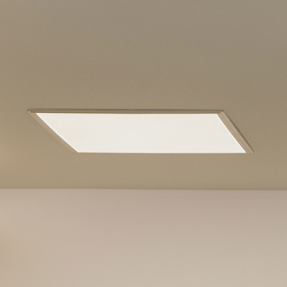2x Einbaupanel Deckenlampe LED Tageslichtlampe Bürolampe Rasterlampe L