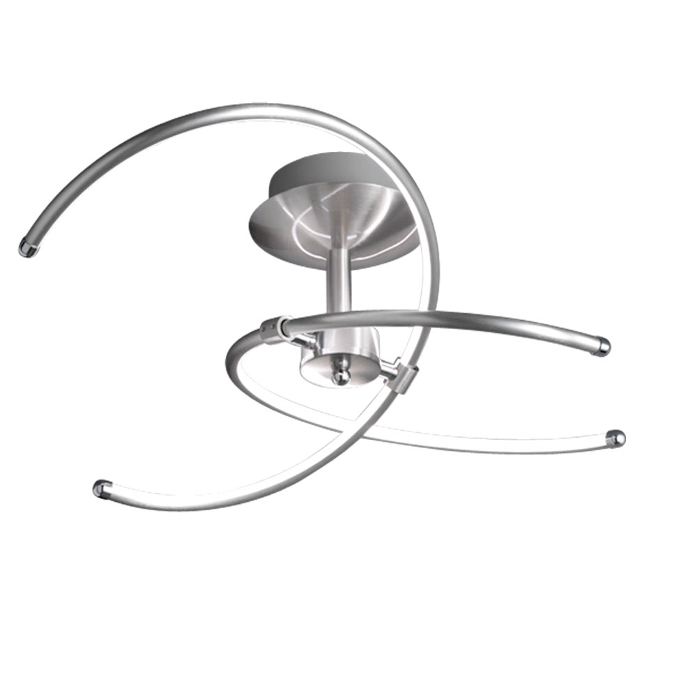 Meubles Dtsrhqc Led En Argentpolydor Lampesamp; Design Courbe Plafonnier Ku3JlFT1c