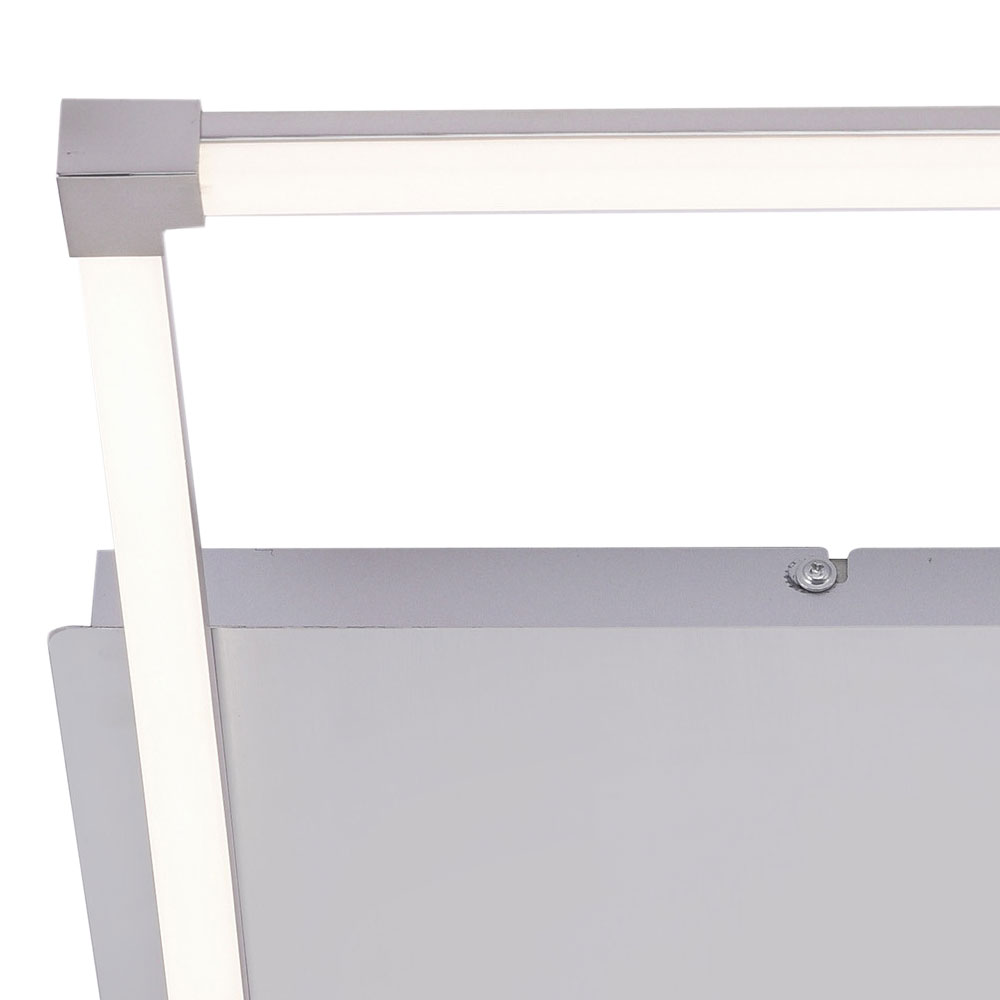 Darice LED Buchstabe W - Silberne Metall Letter Light, 25.5 X 19 Cm, Batteriebetrieben