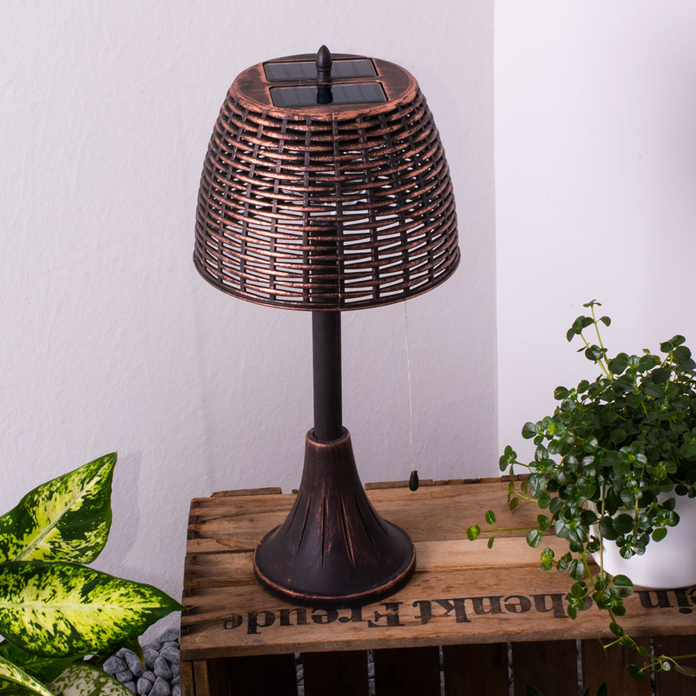 LED solar stand outdoor table lamp earth spike lamp garden decoration