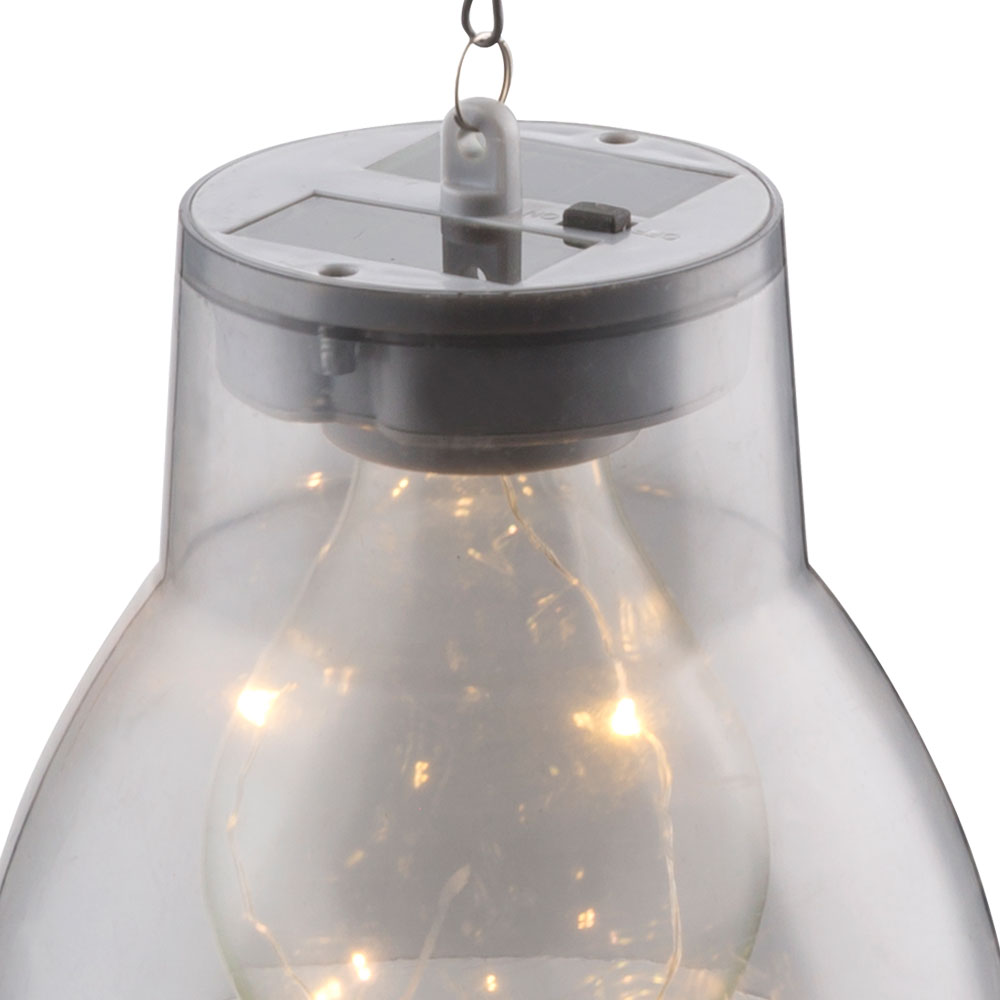 LED Solar Decken Hänge Lampe Garten Balkon Pendel Außen Leuchte | eBay