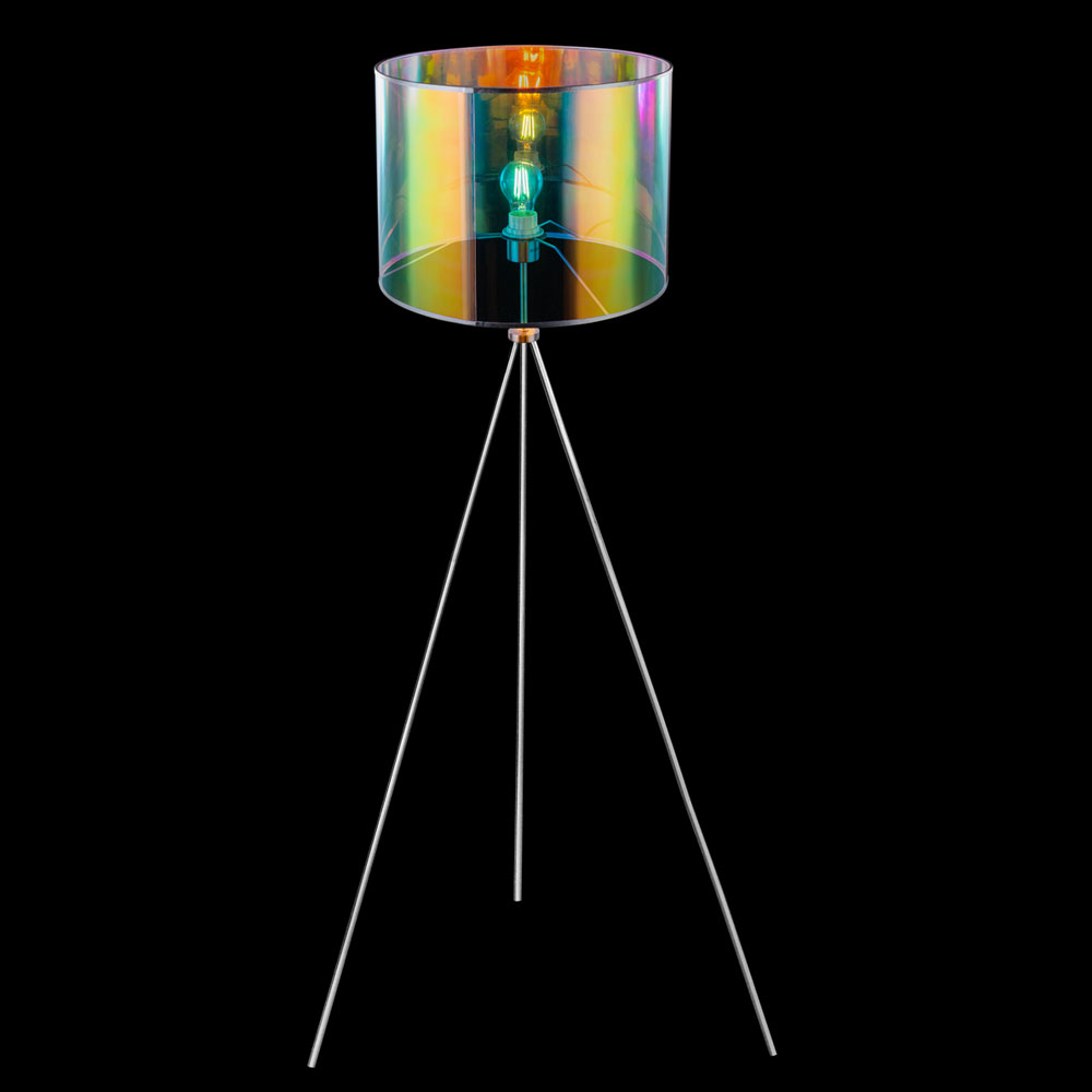 Tripod Floor Lamp Shade Multicolor Height 155 Cm Melanie Etc Shop
