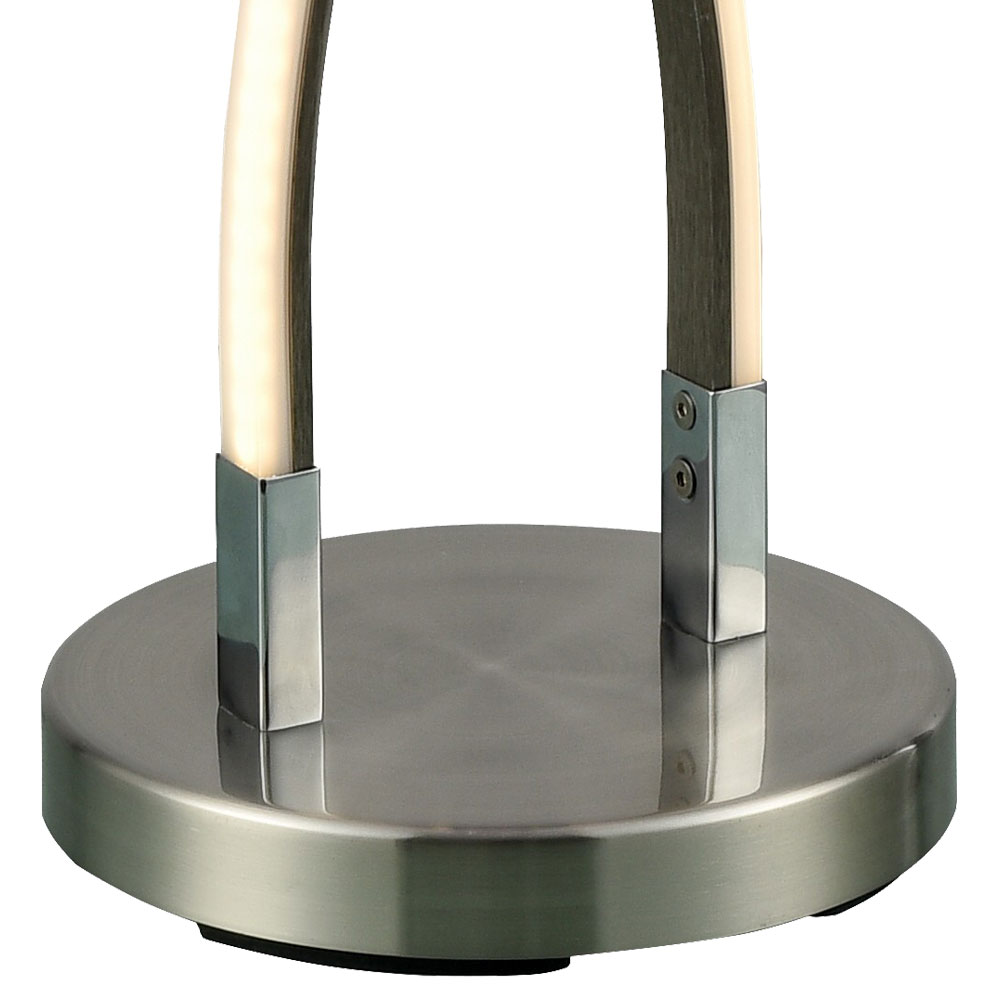 LED Steh Lampe Wellen Design Wohn Zimmer Beleuchtung Chrom Leuchte geschwungen