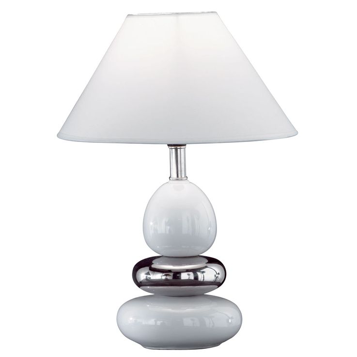 Keramik Tischlampe mit Textilschirm, Höhe 39 cm BALON Keramik Tischlampe mit Textilschirm, Höhe 39 cm BALON
