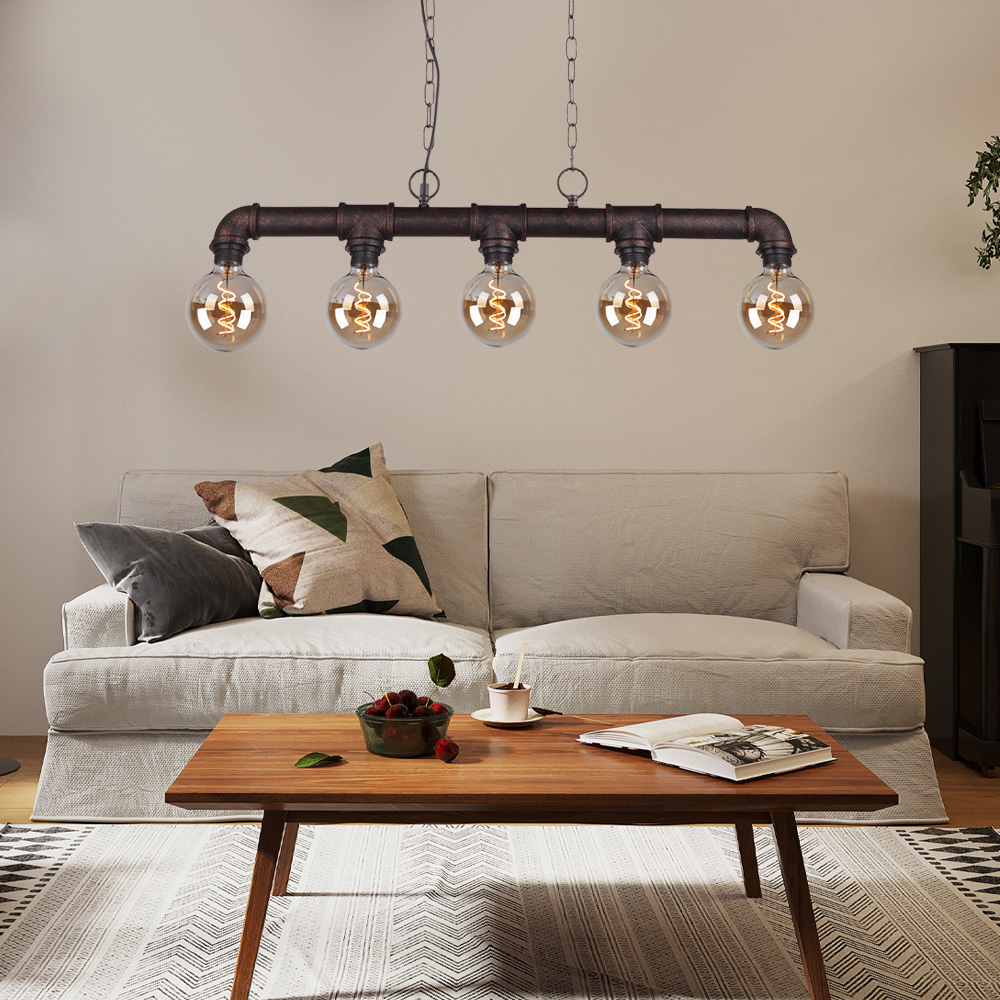 Pendant Lamp Hanging Lamp 5 Flames Industrial LED Dining Table Lamp Pendant lamp hanging lamp 5 flames industrial led dining table lamp