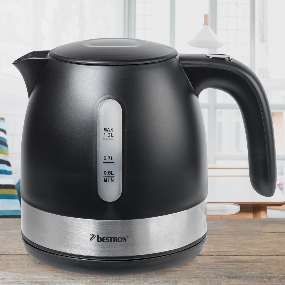 Wasserkocher, Kaffeemaschine und Toaster in schwarz – Bild 4