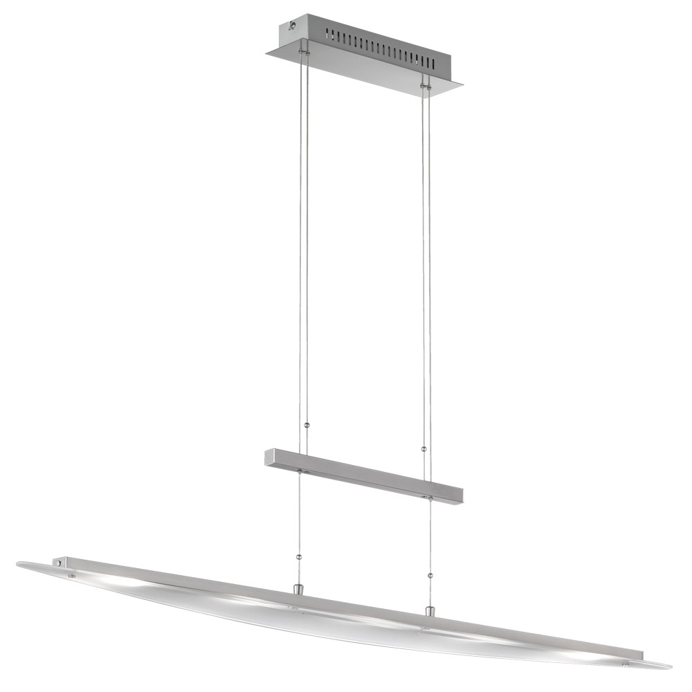 Luxus LED Pendel Hänge Leuchte Glas Wohn Zimmer Decken Lampe Dimmbar