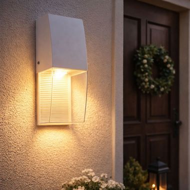 LED Wandleuchte, Höhe 25 cm, weiß, SERVOI 