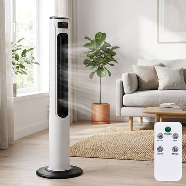 Ventilateur de tour, télécommande, oscillant, H120 cm VT-5547