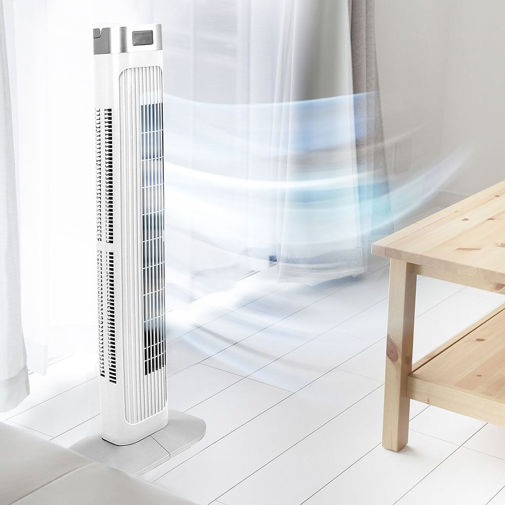Standventilator, 3-Stufen, Oszillierend, H 90-105 Cm