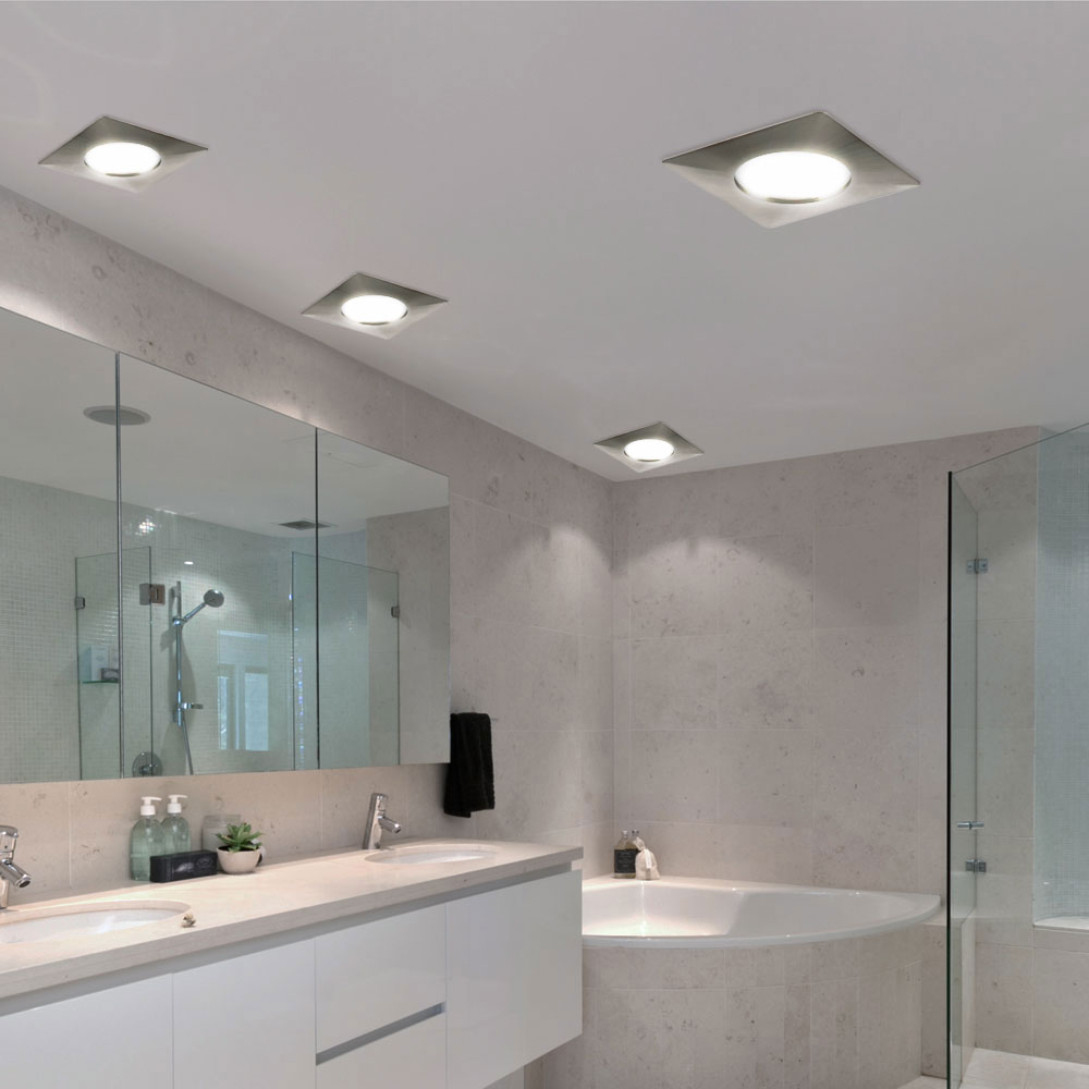 led decken strahler einbau leuchte wohn schlaf zimmer beleuchtung