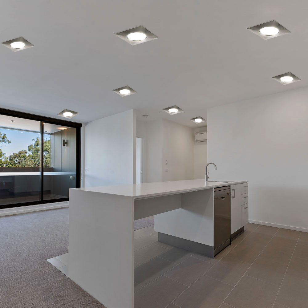 Fermi Cluster Lampada a Sospensione da Soffitto Nichel & Cristallo, 5