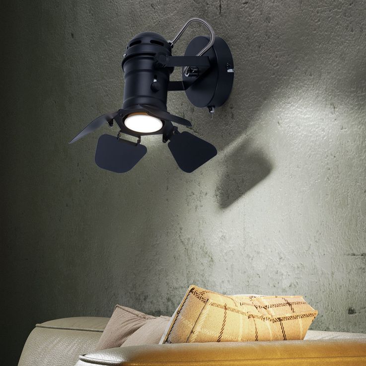 Mengjay® Led-wandlamp, 1 stuk, zonlicht, strooilichtdesign met afstandsbediening, 3 W, dimbaar, RGB wandlicht, spiraal effect, voor bar, KTV, woonkamer, muziek, restaurant, hal, slaapkamer